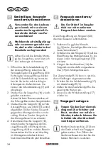 Preview for 34 page of Parkside PLSA 40-Li A1 Instructions For Use Manual