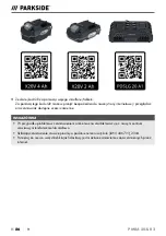 Preview for 92 page of Parkside PMBA 20-Li B2 Translation Of The Original Instructions