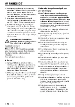 Preview for 98 page of Parkside PMBA 20-Li B2 Translation Of The Original Instructions