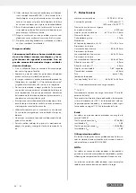 Preview for 124 page of Parkside PMTS 210 A1 Operating And Safety Instructions Manual