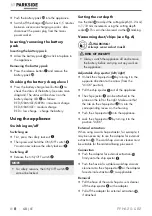 Preview for 19 page of Parkside PPHA 20-Li B2 Original Instructions Manual