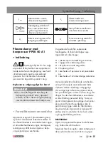 Preview for 189 page of Parkside PPSK 40 A1 Operation And Safety Notes