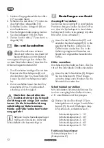 Preview for 12 page of Parkside PRTA 20-Li C3 Instructions Manual