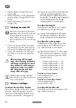 Preview for 28 page of Parkside PRTA 20-Li C3 Instructions Manual