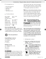 Preview for 36 page of Parkside PSBM 500 Operation And Safety Notes