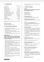 Preview for 77 page of Parkside PSKO 24 B2 Operating And Safety Instructions Manual