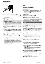 Preview for 57 page of Parkside PSSA 20-Li A1 Operating Instructions Manual