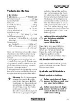 Preview for 21 page of Parkside PTHSA 20-Li A2 Instructions Manual