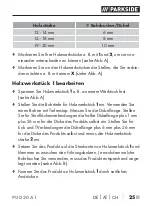 Preview for 28 page of Parkside PUD 30 A1 Operating Instructions Manual