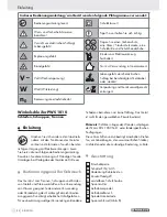 Preview for 92 page of Parkside PWS 1010 - MANUEL 2 Operation And Safety Notes