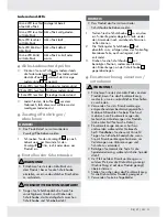 Preview for 29 page of Parkside PWSAP 20-Li A1 Operation And Safety Notes