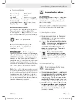 Preview for 9 page of Parkside XQ310 Operation And Safety Notes