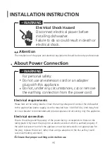 Preview for 17 page of Parmco DW6SL Installation And Operating Instructions Manual