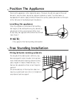 Preview for 20 page of Parmco DW6SL Installation And Operating Instructions Manual