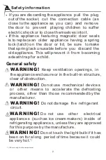 Preview for 6 page of Parmco FR362STMFF Installation And Operating Instructions Manual