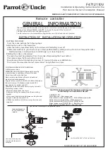 Preview for 10 page of Parrot Uncle F4712110V Use And Care Manual