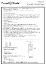 Preview for 11 page of Parrot Uncle F4712110V Use And Care Manual