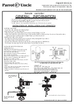 Preview for 8 page of Parrot Uncle F6240110V-CA Use And Care Manual