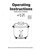 Pars DRC230 Operating Instructions Manual preview