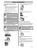 Preview for 5 page of Partner K3600 MKII Operator'S Manual