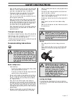 Preview for 7 page of Partner K3600 MKII Operator'S Manual