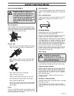 Preview for 9 page of Partner K3600 MKII Operator'S Manual