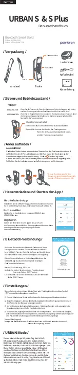 Preview for 13 page of Partron URBAN S User Manual