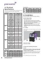 Preview for 6 page of Parweld XTM 211Di Operator'S Manual