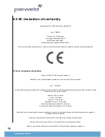 Preview for 14 page of Parweld XTM503Si Operator'S Manual