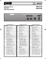 Paso Sound Products AW5120 Instructions For Use Manual preview