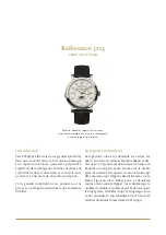 Preview for 10 page of Patek Philippe 5213 Manual