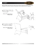 Preview for 4 page of Patio Sense Deluxe Coconino Wicker Chair Assembly Intruction