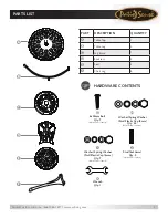 Preview for 3 page of Patio Sense Theon Antique Bronze 3pc Bistro Set Manual