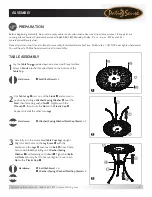 Preview for 4 page of Patio Sense Theon Antique Bronze 3pc Bistro Set Manual