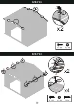 Preview for 30 page of Patiowell T-PS22-0095-GY Assembly Instructions Manual