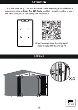 Preview for 36 page of Patiowell T-PS22-0095-GY Assembly Instructions Manual