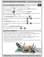 Preview for 12 page of Patterson Medical Kinetec Spectra Essential Quick Start Manual