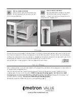 Preview for 4 page of Patterson Medical metron VALUE 9235-25 Assembly Instructions