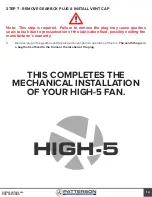 Preview for 14 page of Patterson HIGH-5 Installation Instructions Manual