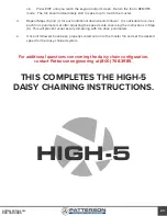 Preview for 23 page of Patterson HIGH-5 Installation Instructions Manual