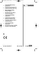 Pattfield Ergo Tools E-EAS 620 Original Operating Instructions preview