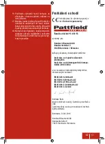 Preview for 55 page of Pattfield Ergo Tools PE-650 FS Manual