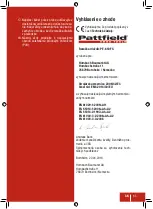 Preview for 65 page of Pattfield Ergo Tools PE-650 FS Manual