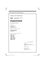 Preview for 42 page of Pattfield Ergo Tools PE-EFR 1410 Translation Of The Original Instructions