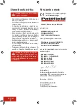 Preview for 68 page of Pattfield Ergo Tools PFS200G Manual