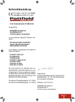 Preview for 11 page of Pattfield PE-EMH 2400 Manual