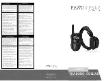 paws & pals TRAINING COLLAR Instruction Manual preview