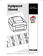 Paxar Monarch 9414 Equipment Manual preview