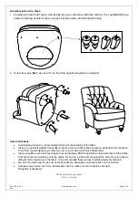 Preview for 3 page of PB TEEN GIRLS BEDROOM CHAIR Assembly Instructions