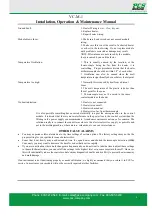 Preview for 9 page of PCS VC-M-1 Installation, Operation & Maintenance Manual